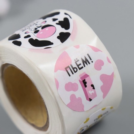 Stick Paper "Duck and Layer" d = 2.5 cm 252 pcs in the roll-3