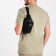 Lightning waist bag, black color