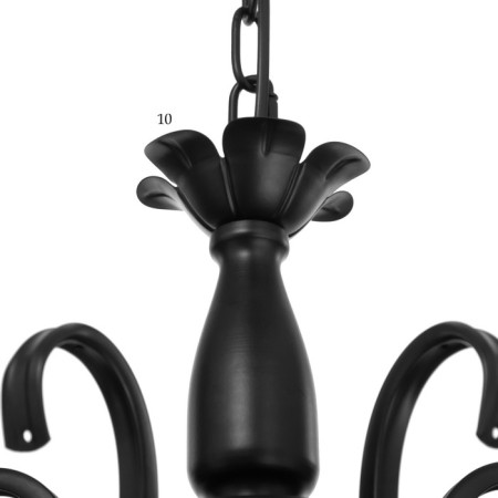 Chandelier 2715/5 E14 40W Black 51x51x26-56 cm Bayerlux-7