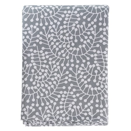 Gray tablecloth with a print Scandinavian Touch, 170x170 cm