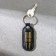 Metallic key keychain "February 23", 6 x 20 cm