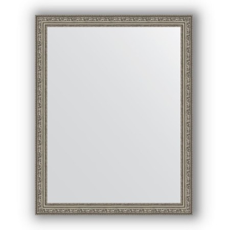 Mirror in the baguette frame - Busted silver vinette 56 mm, 74 x 94 cm, evoForm
