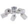 Ceiling light ESCADA, 1113/5PL. 5x40W, E27, 550x550x220 mm, chromium color