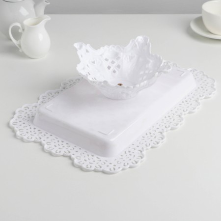 A dish for a cake and cakes with a lid "Bant", 35.5 × 24 × 23 cm, color mix-3
