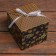 Folding box "Snow pattern" 10 x 10 x 10 cm