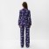 Female pajamas (shirt and trousers) KAFTAN Zebra size 52-54, blue color