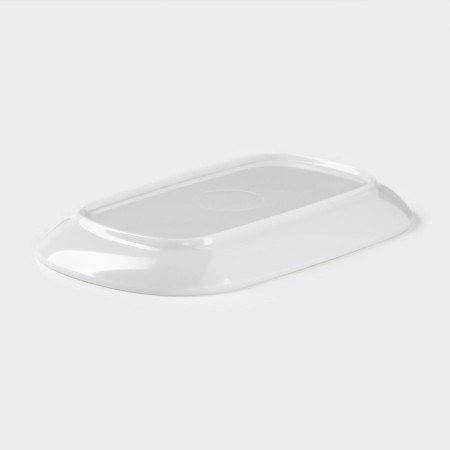 Rectangular dish "Celine", 18 × 11.2 × 1.8 cm, white color-2