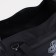 Road bag, 3 parts on zippers, external pocket, long belt, black color