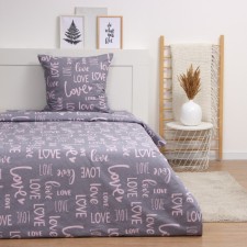 КПБ LoveLife 1,5 сп Love 153*215см, 145*220см, 70*70см-1шт, 100% хлопок, бязь, 125г/м2