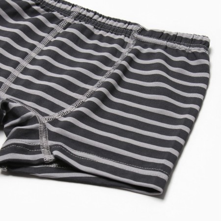 Kit (T-shirt, boxers) for a boy, gray color, height 122-128 cm-2