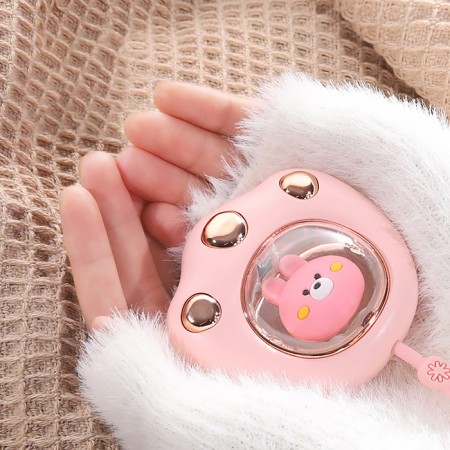 Electric Portable Hand Gray, 5 W, AKB, 800 mAh, up to 55 ° C, USB, pink