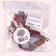 Set for decorating "butterflies", silver layer, 12 pieces, color mix