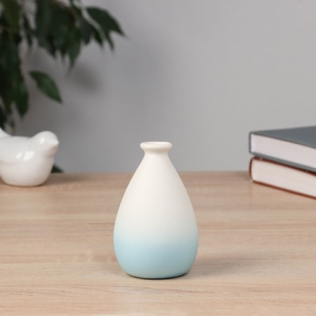 VAZA Ceramics Table "Heidi" Galant, 10.5x6.5 cm, blue and blue