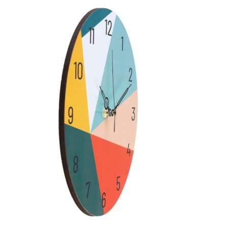 Wall clock, series: interior, "geometry", discrete move, d-23 cm-1