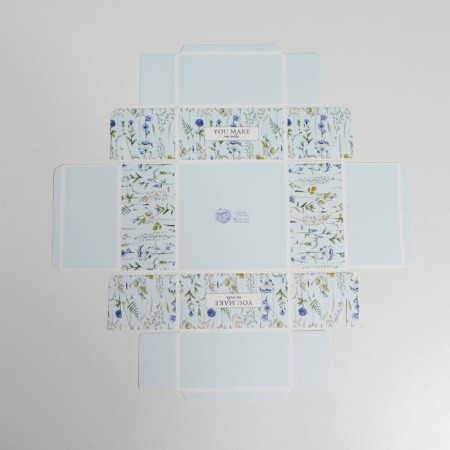 Bearbox under the gentor with PVC lid, confectionery packaging "You make me smile", 12 x 6 x 11.5 cm-3