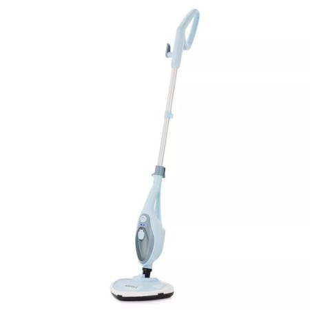 Steam mop KitFort KT-1044, 1500 W, 350 ml, cord 8 m, blue