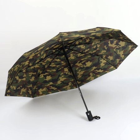Automatic “camouflage” umbrella, eponge, 3 additions, 8 spokes, r = 49 cm, color mix-2