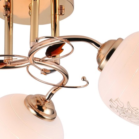Ceiling lamp ESCADA, 1121/3PL. 3x40W, e27, 480x480x220 mm, color gold-2