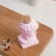 David toothpick stands, pink, 5x5x9 cm