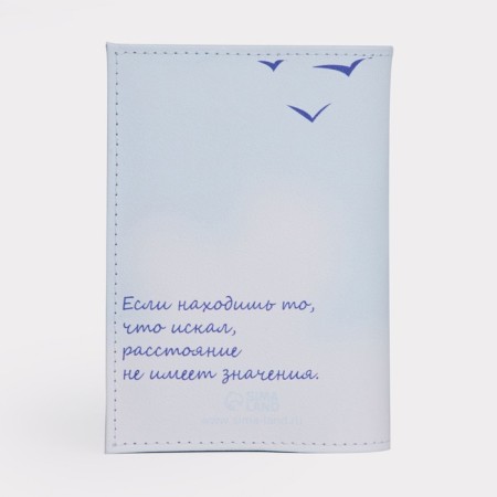 Cover for passport, blue color-1