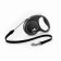 Roulette Flexi Black Design M (up to 20 kg) 5 m cable, black/silver