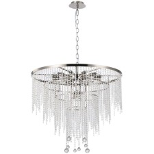 Crystal Smira 18XE14 40W SUSCOUSE, size 80x80x84-130 cm, nickel color