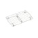 Barkly kitchen shelf, folding, silver