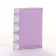 Women's wallet on the button, lilac color