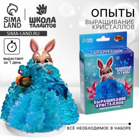 Set for creativity. Radiant crystals "Bunny"