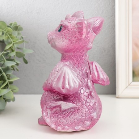 Piggy bank "Dragon" 18x10x10 cm, pink-3