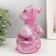 Piggy bank "Dragon" 18x10x10 cm, pink