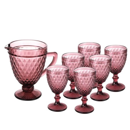 Bekker drinks, 7 items, pink color-1
