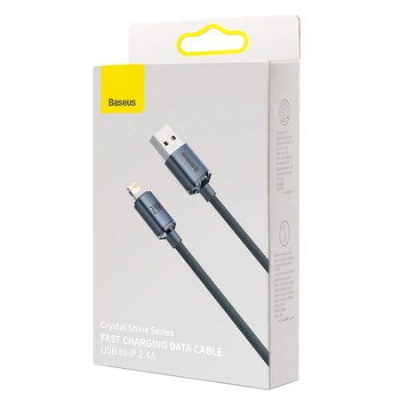 Baseus cable, Lightning - USB, 2.4 A, 1.2 m, black-8