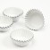 Baking shape round, 3.5 x 2 cm silver