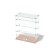 Smail window, 3 inclined shelves, 600 × 300 × 700, chipboard, glass, color Book light