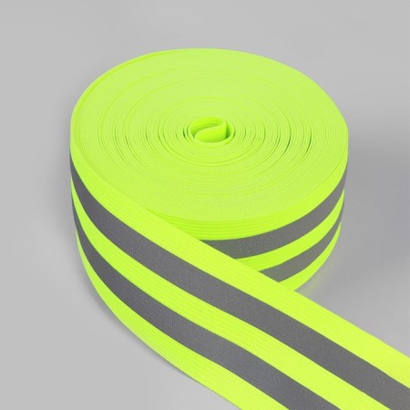 Reflective ribbon tape, 50 mm, 10 ± 1 m, light green color-2