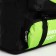 A thyroid backpack with an increase in 55l, 5 external pockets, green color