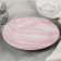 Board ceramic dessert shade "Marble", d = 19 cm, pink color