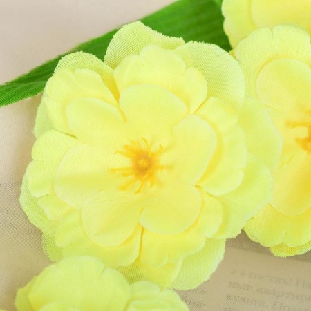 Flowers artificial "Sakura branch" 70 cm, yellow-1