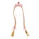Carnival rim "Princess" with pigtails