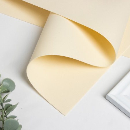 Foamiran matte 50x50cm 1 mm, milk