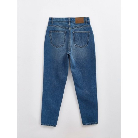 Women's jeans with a high landing CONTE Elegant Relaxed Mom, size M, color MID Blue-10