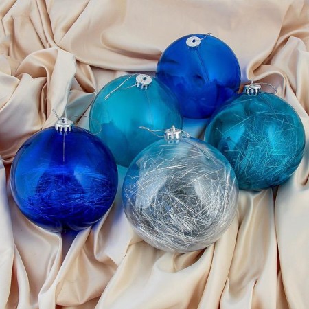 Set of balls plastic D-15 cm, 5 pcs "Barbara" mix-2