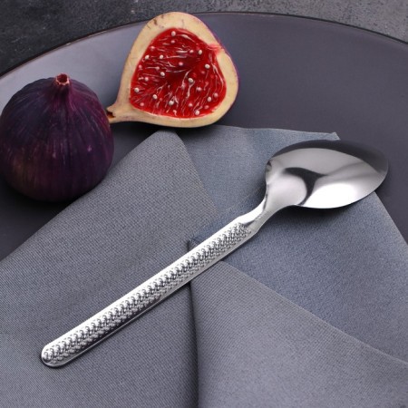 A set of tablespoons of dining rooms "speck", length 18 cm, 12 pcs, silver color-4