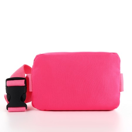 Bag for the belt Classik, 17*6*10, lightning departure, lining 10cm sling, pink-1