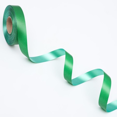 Polypropylene tape "Matt" for decor and gifts, green, 2 cm x 50 m-3