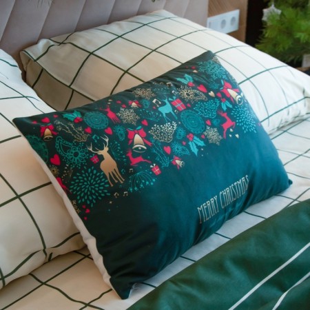 Pillow New Year's Ethel Christmas 60*40 cm, 100% p/e