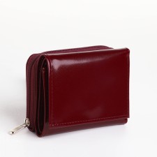 Women's wallet with lightning, burgundy color