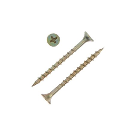 Self -cutting 3.5x45 mm tundra Premium, Secure, Large thread, pH slot, yellow zinc, 1 kg