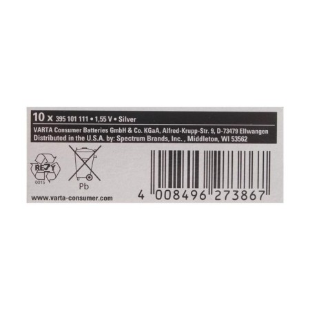 Tsinka battery VARTA, V395 (SR927SW/SR59/G7) -1BL, 1.55V, blister, 1 pc.-3